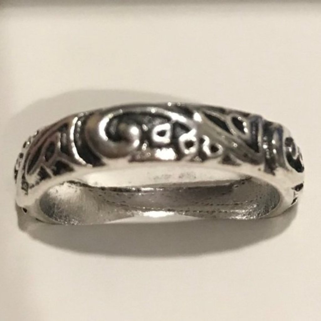 Engraved Silver Ring Engraved Silver Ring Silver Ring Silver Ring Silver Ring